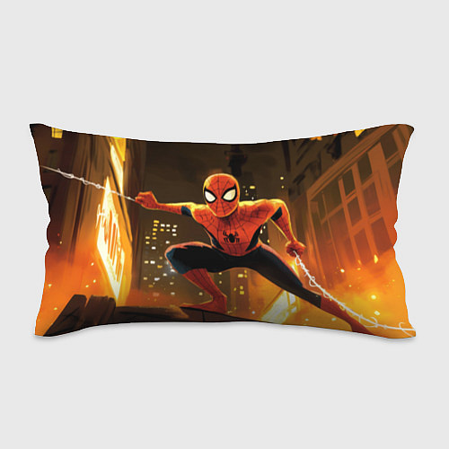 Подушка-антистресс Человек-паук пускает паутину / 3D-принт – фото 1