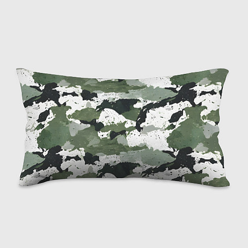 Подушка-антистресс Зеленый фактурный камуфляж / 3D-принт – фото 1