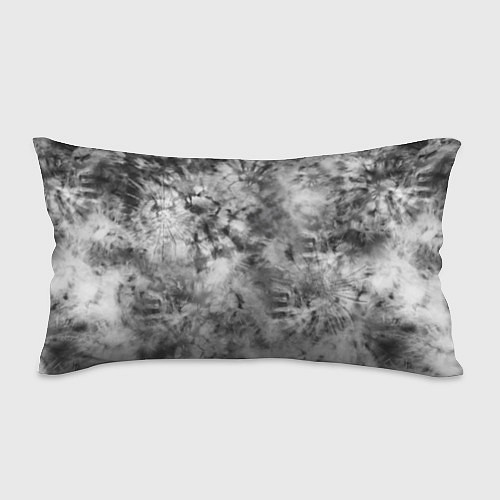 Подушка-антистресс Серый тай дай - абстракция / 3D-принт – фото 1