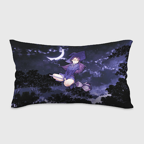 Подушка-антистресс Веселая ведьма летит на шабаш / 3D-принт – фото 1