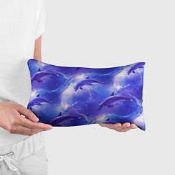 Подушка-антистресс Дельфины в волшебном море паттерн, цвет: 3D-принт — фото 2