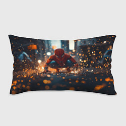 Подушка-антистресс Человек паук и золотая пыльца, цвет: 3D-принт