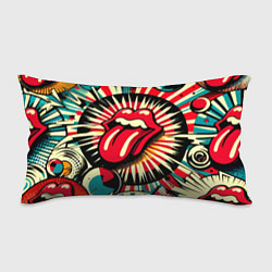 Подушка-антистресс Logo of the Rolling Stones - pop art