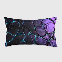 Подушка-антистресс Фиолетовые плиты с голубым свечением