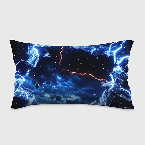 Подушка-антистресс Звезды и молнии в разломе плит / 3D-принт – фото 1