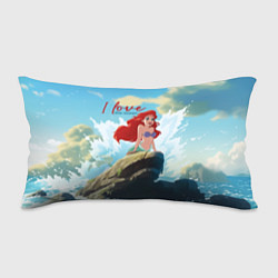 Подушка-антистресс Ariel I love the ocean - русалка - beautiful big p