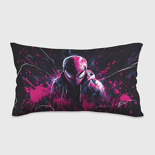 Подушка-антистресс Человек-паук и розовая краска / 3D-принт – фото 1