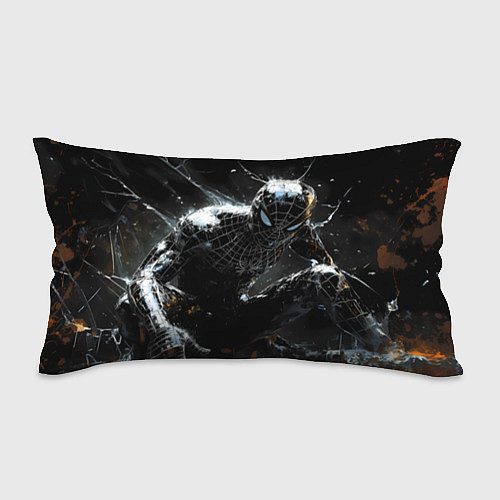 Подушка-антистресс Человек-паук в черном костюме / 3D-принт – фото 1