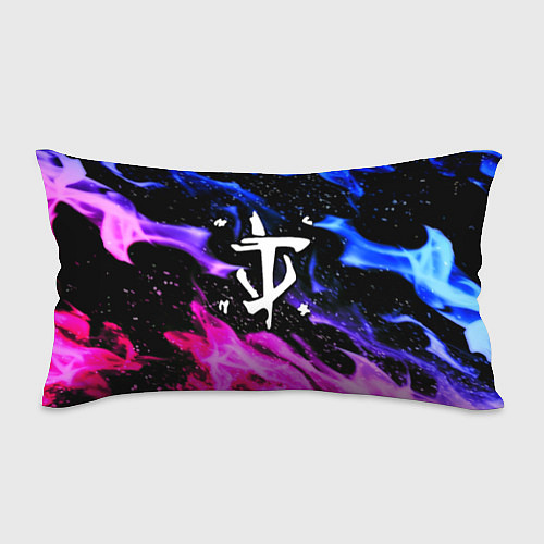 Подушка-антистресс Doom flame neon / 3D-принт – фото 1