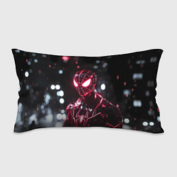 Подушка-антистресс Человек-паук в красно-черном костюме, цвет: 3D-принт