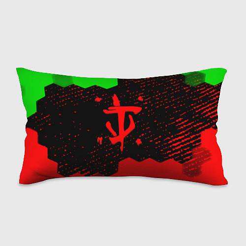 Подушка-антистресс Doom лого соты текстура / 3D-принт – фото 1