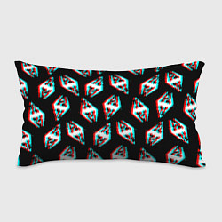 Подушка-антистресс Skyrim glitch logo patten, цвет: 3D-принт
