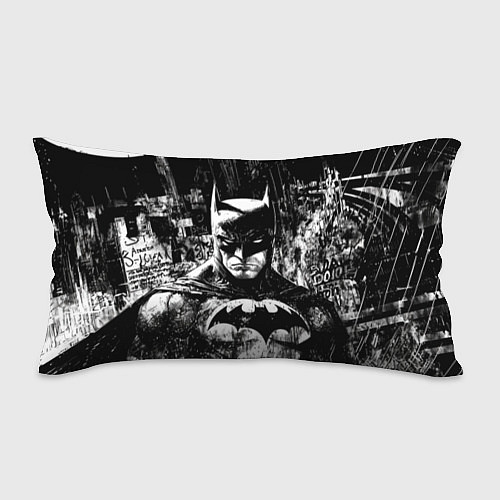 Подушка-антистресс Бэтмен черно-белый стиль / 3D-принт – фото 1