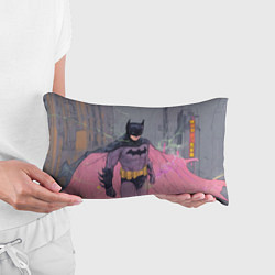 Подушка-антистресс Бэтмен с розовым плащом, цвет: 3D-принт — фото 2