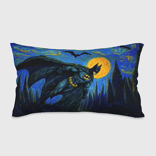 Подушка-антистресс Бэтмен в стиле Ван-Гога / 3D-принт – фото 1