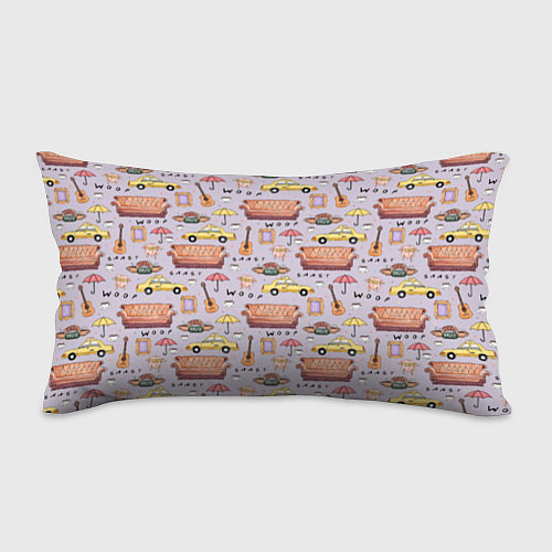 Подушка-антистресс Друзья - паттерн / 3D-принт – фото 1