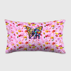 Подушка-антистресс Слон с крыльями бабочки, цвет: 3D-принт