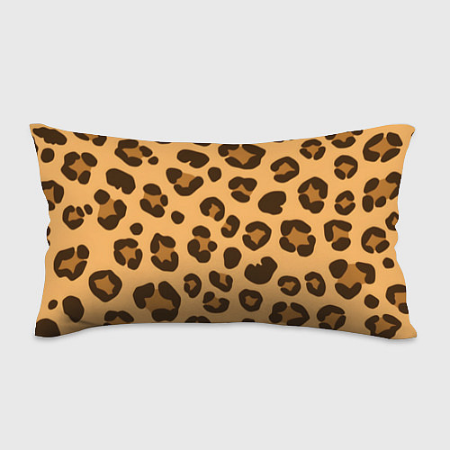 Подушка-антистресс Коричневые пятна леопарда / 3D-принт – фото 1