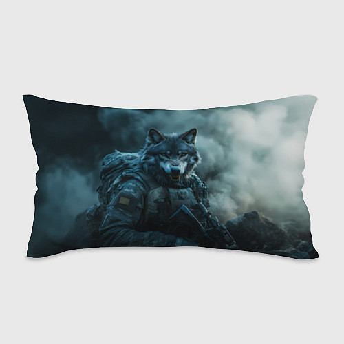 Подушка-антистресс Волк солдат / 3D-принт – фото 1