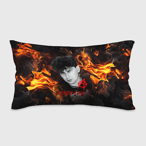 Подушка-антистресс Сектор газа огненный фон / 3D-принт – фото 1