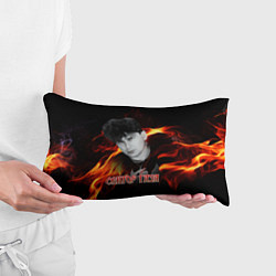 Подушка-антистресс Сектор газа фон огня, цвет: 3D-принт — фото 2
