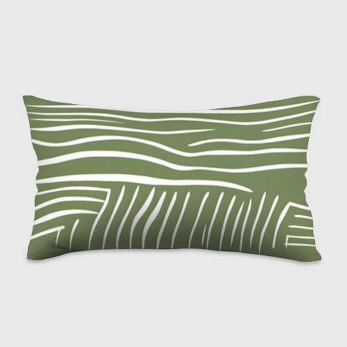 Подушка-антистресс Полоски зеленой зебры / 3D-принт – фото 1