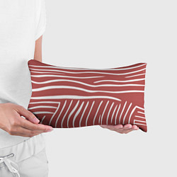 Подушка-антистресс Полоски красной зебры, цвет: 3D-принт — фото 2