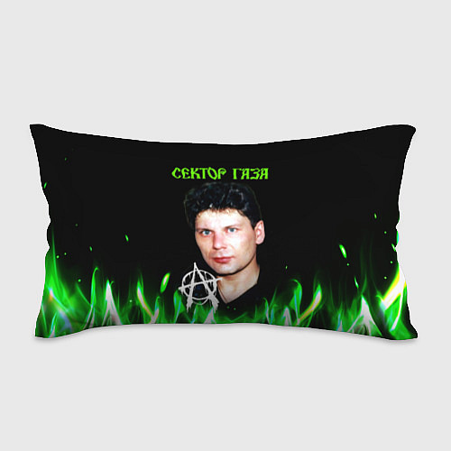 Подушка-антистресс Сектор газа зеленый огонь / 3D-принт – фото 1