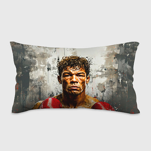 Подушка-антистресс Артуро Гатти на сером / 3D-принт – фото 1