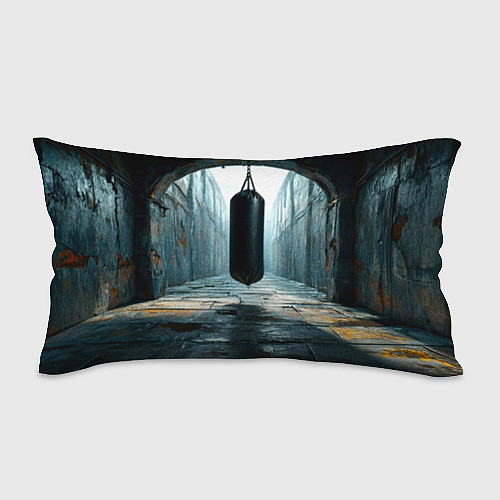 Подушка-антистресс Боксерская груша на черном / 3D-принт – фото 1