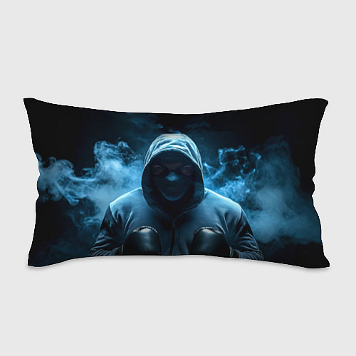 Подушка-антистресс Боксер в дыму / 3D-принт – фото 1