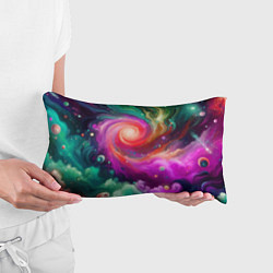 Подушка-антистресс Космическая неоновая фантазия - нейроарт, цвет: 3D-принт — фото 2