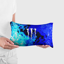 Подушка-антистресс Monster energy синий дым, цвет: 3D-принт — фото 2