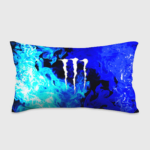 Подушка-антистресс Monster energy синий дым / 3D-принт – фото 1