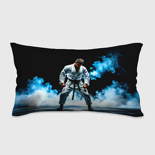 Подушка-антистресс Боец джиу-джитсу в дыму / 3D-принт – фото 1
