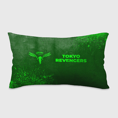 Подушка-антистресс Tokyo Revengers - green gradient по-горизонтали / 3D-принт – фото 1