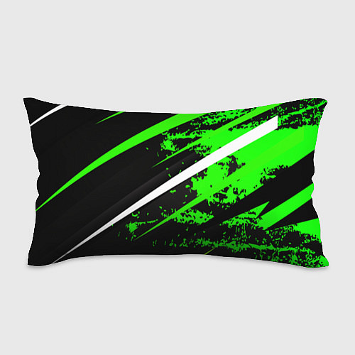 Подушка-антистресс Color black and green / 3D-принт – фото 1