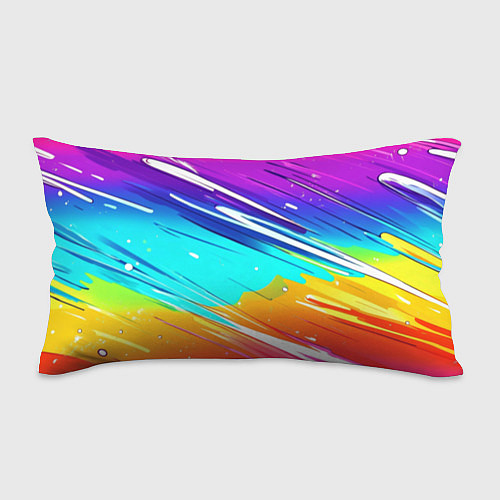Подушка-антистресс Радужные брызги краски текстура / 3D-принт – фото 1