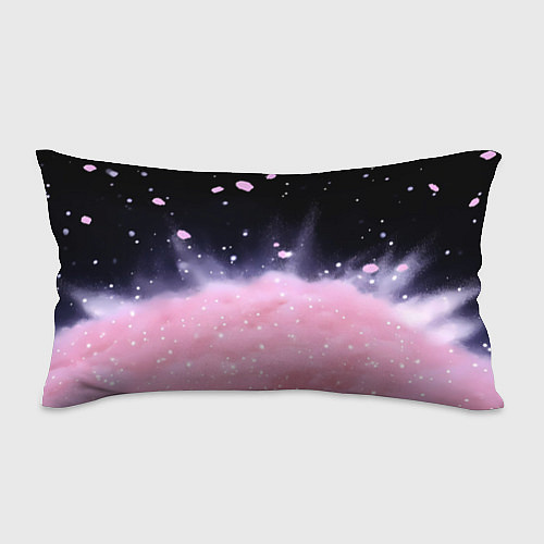 Подушка-антистресс Розовая текстура с лепестками / 3D-принт – фото 1