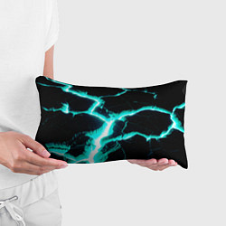 Подушка-антистресс Color light blue black, цвет: 3D-принт — фото 2