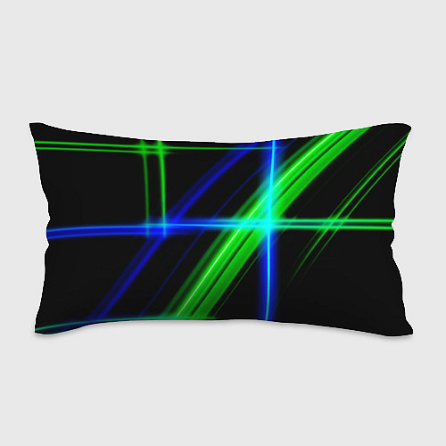 Подушка-антистресс Color blue black green / 3D-принт – фото 1