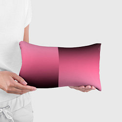 Подушка-антистресс Розовый с затемнением градиент пополам, цвет: 3D-принт — фото 2