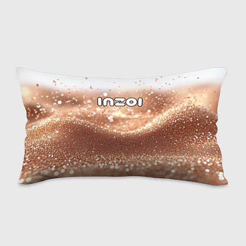 Подушка-антистресс Inzoi логотип на песочном фоне / 3D-принт – фото 1