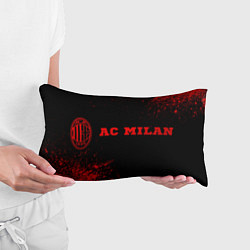 Подушка-антистресс AC Milan - red gradient по-горизонтали, цвет: 3D-принт — фото 2