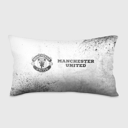 Подушка-антистресс Manchester United - white gradient по-горизонтали / 3D-принт – фото 1