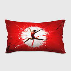 Подушка-антистресс Воздушная гимнастка на красном