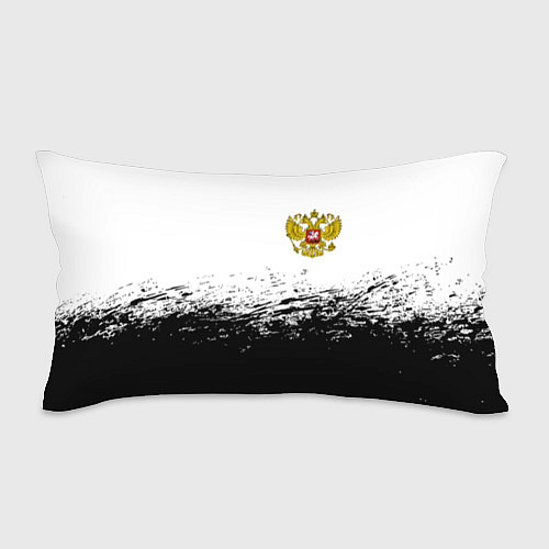 Подушка-антистресс Россия черно белые краски / 3D-принт – фото 1