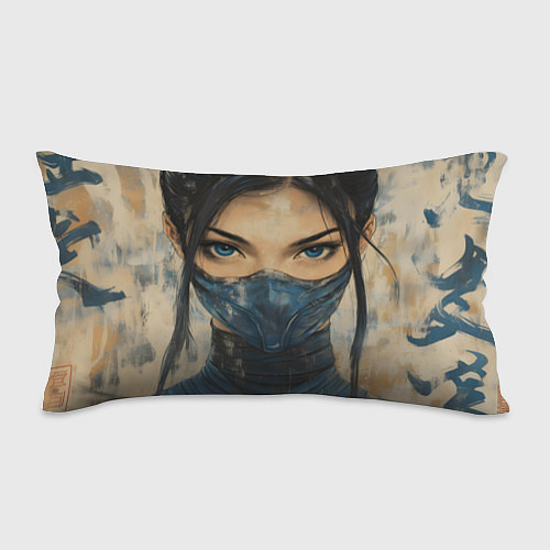 Подушка-антистресс Портрет Китаны - Мортал комбат / 3D-принт – фото 1