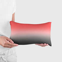 Подушка-антистресс Бледный красно-серый градиент, цвет: 3D-принт — фото 2
