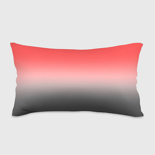 Подушка-антистресс Бледный красно-серый градиент / 3D-принт – фото 1